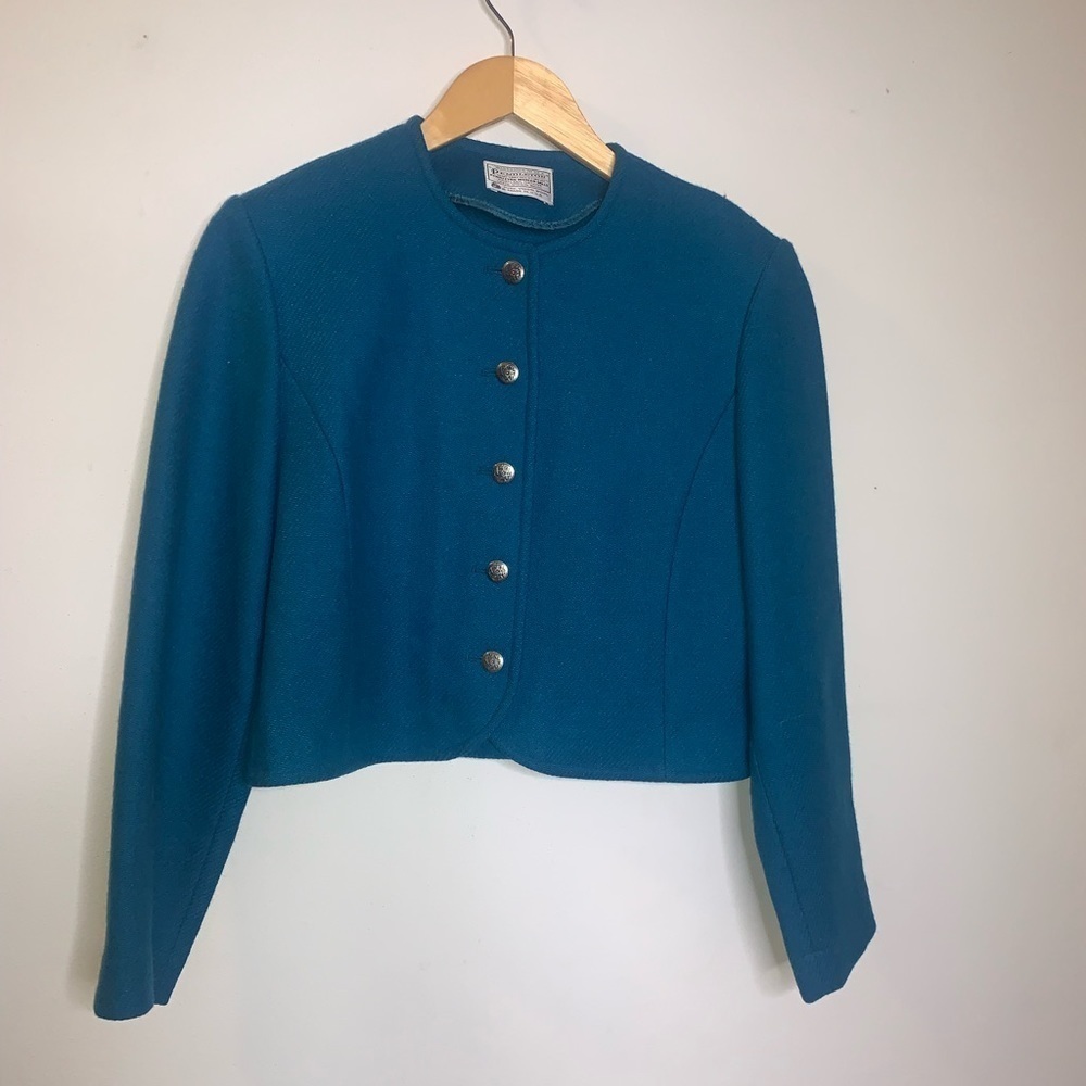 PENDLETON vintage wool crop blazer